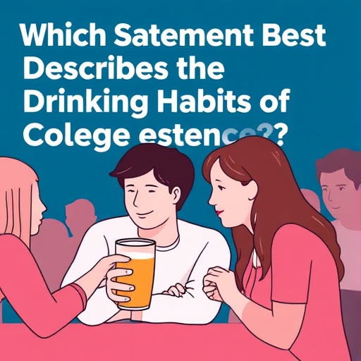 Which Statement Best Describes the Drinking Habits of College Students?